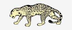 Small - Arabian Leopard Clipart - 600x264 PNG Download - PNGkit