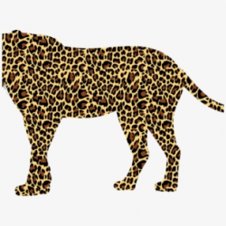 Big Cat Clipart Asia Animal - Leopard Print #650416 - Free ...