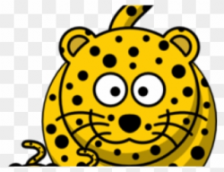 Leopard Clipart Free Baby - Cartoon Leopard - Png Download ...