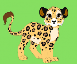 Leopard Cub by WingsLikeAshes on Clipart library - Clip Art ...