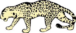 Leopard clip art Free vector in Open office drawing svg ...