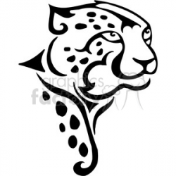 leopard design clipart. Royalty-free clipart # 385434