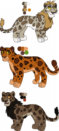 Closed Leopons and Leopard by Rubin625 on DeviantArt