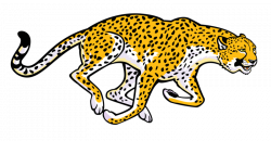Cheetah Black and white Clip art - Running leopard 800*416 ...
