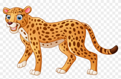 Drawn Leopard Puma - Cartoon Images Of Leopard, HD Png ...