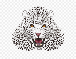 Leopard Tribal PNG Leopard Jaguar Clipart download - 703 ...