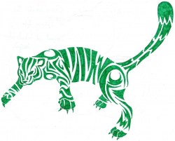 Clipart library: More Like Leopard Tribal Tattoo Design by ...