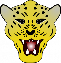 Clipart - Leopard head