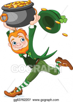 Vector Stock - running leprechaun. Clipart Illustration ...