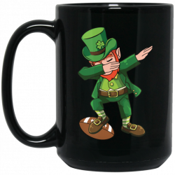 Dabbing Leprechaun Football T-Shirt Funny Dab St Patricks Day Mug ...