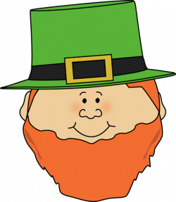 Leprechaun Face | St Patricks Day Clip Art | Leprechaun ...