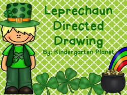 Leprechaun Directed Drawing by Kindergarten Planet | TpT