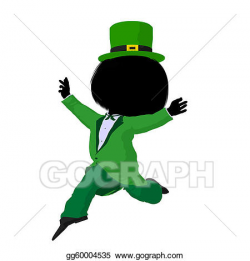 Stock Illustrations - Little leprechaun girl illustration ...