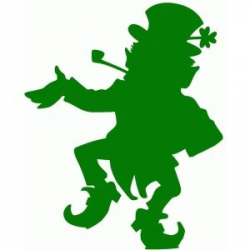 Leprechaun silhouette | Saint Patty's Day | St patrick's day ...