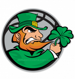 Kellyville Irish | basketball logo design by Anthony Costa