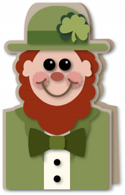 Leprechaun character shaped card | SnapDragon Snippets