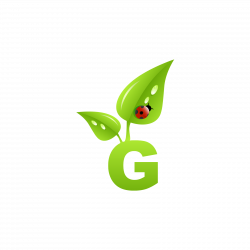 Green Marketing Letter Business - Green leaf letter G 1600*1600 ...