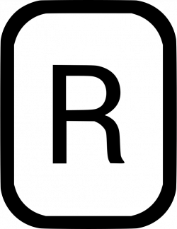 Uppercase Letter R Latin Alphabet Svg Png Icon Free Download ...
