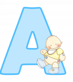 Alfabeto con lindo bebé. | Chu xanh | Pinterest