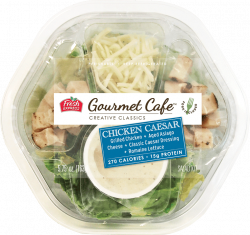 Gourmet Cafe Salads® Chicken Caesar Salad Kit: Fresh Express