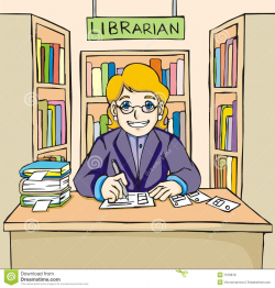 Fresh Librarian Clipart Design - Digital Clipart Collection