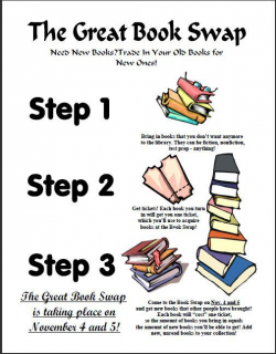 Pin by Gail Letson on Book swap | Library activities ...