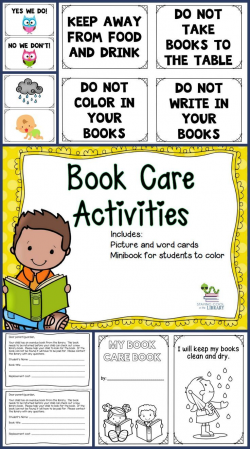 Book Care Activities | KindergartenKlub.com | Kindergarten ...