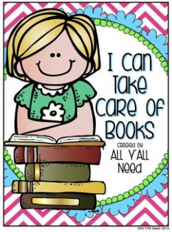 I Can Take Care of Books | Beginning of year-library | Book ...