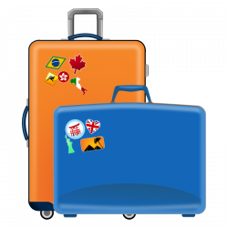 Clipart - Suitcases - Clip Art Library