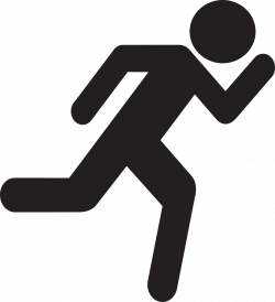 Running Man Stick Figure#3866977 - Shop of Clipart Library