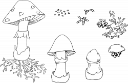 Mushroom Printables & Clipart - Homeschool Clipart