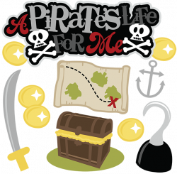 A Pirate's Life For Me - SVG scrapbooking files | Cuttable Scrapbook ...