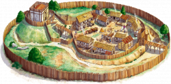 28+ Collection of Anglo Saxon Village Drawing | High quality, free ...