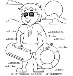Lifeguard Clipart #1340822 - Illustration by visekart