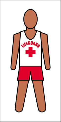 Clip Art: People: Lifeguard Male Color I abcteach.com | abcteach