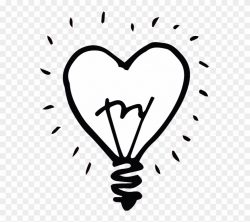 Honeycomb Clipart Heart - Incandescent Light Bulb - Png ...