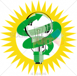 Stock Illustration of Old fashioned cartoon rendition of energy ...