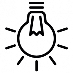 Light Bulb Silhouette at GetDrawings.com | Free for personal use ...
