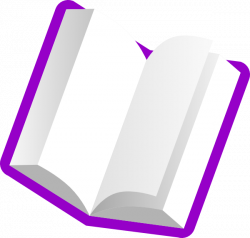Purple Book Light Pages Clip Art at Clker.com - vector clip art ...
