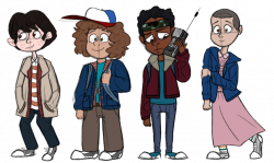28+ Collection of Stranger Things Cartoon Drawing | High quality ...