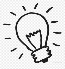 Light Outline Clipart Clipartblack - Light Bulb Clipart Png ...