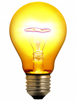 Bright Yellow Bulb transparent PNG - StickPNG
