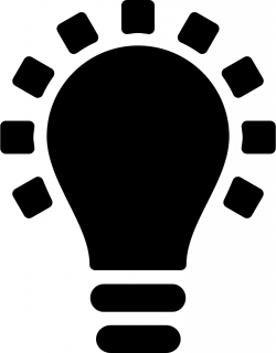 Black Lightbulb Creativity Symbol Svg Png Icon Free Download (#52624 ...