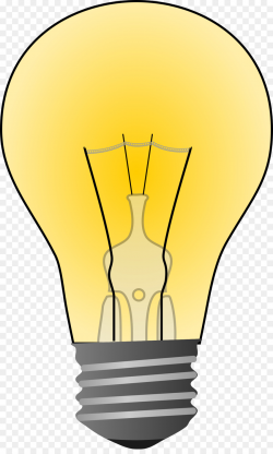 Light Bulb Cartoon clipart - Light, Lamp, Yellow ...