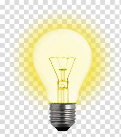 Glowing light bulb transparent background PNG clipart ...
