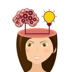 Brain Cerebrum Icon - Cartoon beauty brain thinking image 1000*1000 ...