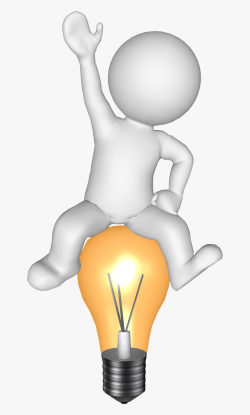 Lightbulb Clipart Idea Man - Ser Oportuno #351701 - Free ...