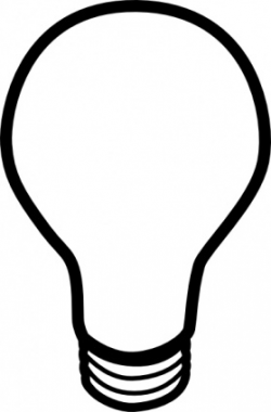 Lightbulb clip art vector, | Clipart Panda - Free Clipart Images
