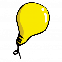 Incandescent light bulb Clip art - Yellow cartoon light bulb 1276 ...