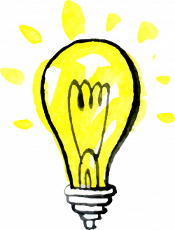 Incandescent light bulb Drawing Computer file - Hand-painted cartoon ...